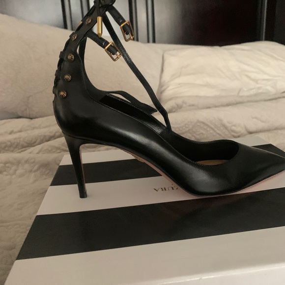 WORN ONCE AQUAZZURA SHOES - Picture 1 of 9